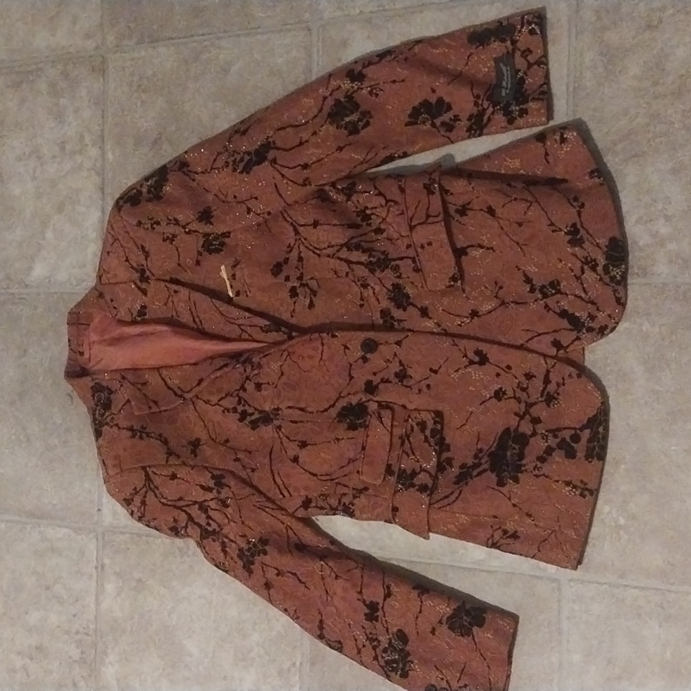 Men St Patrick Floral Embellished Evening Jacket Size S